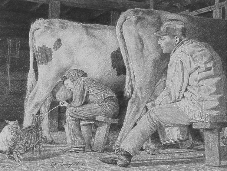 Milking Cows